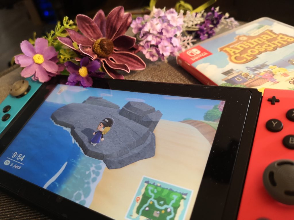 Nintendo Switch mit Spiel Animal Crossing New Horizons